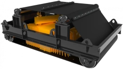 Self-Dumping Electromagnetic Iron Separator DJS-100-G-L-U1 with Oil Cooling