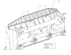 U-Shape Grader Blade Model 13455618 Heavy-Duty Tool