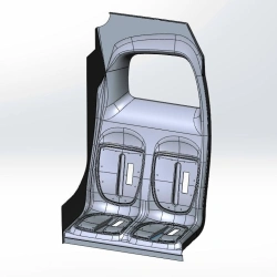 Polyester Glass Fiber Back Cover for Vehicles 529265-5602250-79