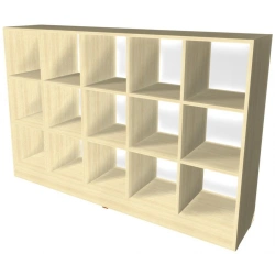 Children's Wooden Pot Cabinet for Preschool Use, Model 9243