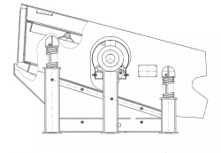 Heavy-Duty Inertial Screen for Dry Separation of Coal and Materials up to 2.5 t/m3 GIT-0.63