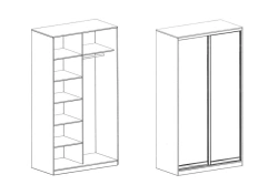 Sliding Wardrobe Model SH 09