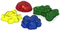 Transparent Sand Set No. 141 with Butterfly, Ladybug, Bee, Flower Molds