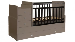 Multifunctional Baby Crib Feya 1100 Latte, Model 0001033.158
