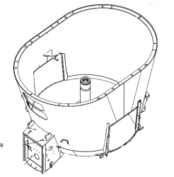 Solomix 1 Bunker 1200L ZK for Agricultural Equipment