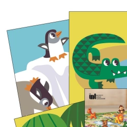 Zoo-Themed Educational Game Cards (30 pcs)