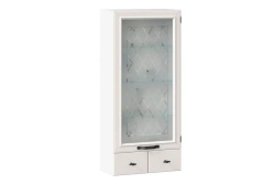 White Textured Oak Display Cabinet Door Set 600 - Marina LD.273760.000