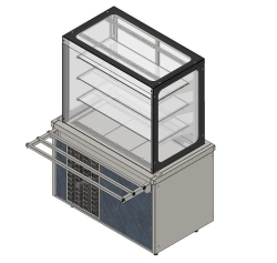 Closed Refrigerated Display Case RCC21A City by Refettorio