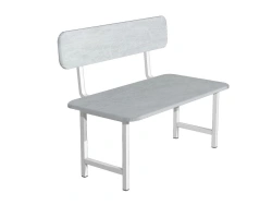 Soft Visitor Bench with Backrest, Model BM-2x