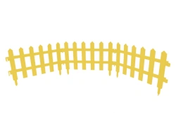 Decorative Flower Bed Fence - Orange
