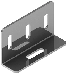 External Cable Holder KTU-FXO 00, Size 50-175 mm, Steel Thickness 2.0-2.5 mm