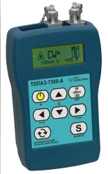 Optical Tester for Single-Mode Fiber Lines, Model TOPAZ-7325-A