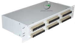 Optical Patch Panel 19" NTSS PREMIUM, Pre-assembled 2U, 32 SC/APC Ports, 9/125 µm, (Splice, Pigtails, Accessories) NTSS-RFOB-PM-2U