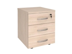 Mobile Storage Cabinet with 3 Drawers and Lock "Style