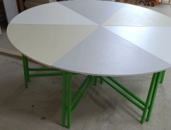 Metal Frame Conference and Work Table