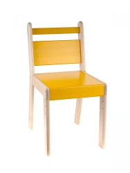 Adjustable Children's Chair for Preschoolers - Yellow