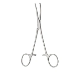 Curved Hemostatic Clamp, 1x2-toothed, 160 mm - TZ-01-141-16