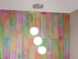 Round Pendant Light SPHERE_P (G9) 3x15 IP40 4000K