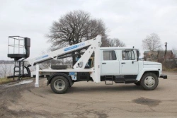 Hydraulic Boom Lift AHP-18T GAZ-33098 with 5-Seater Cabin 17.8M 250KG 9.5M