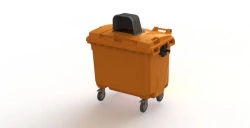 Mobile Waste Container 660L Model 25.C19.H
