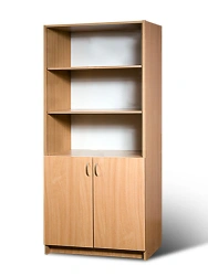Wooden Office Shelf 80x38x200 - Stylish Storage Solution