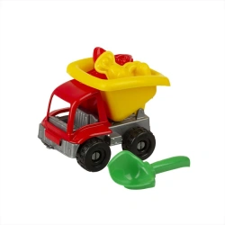 Road-Themed Sand Play Set in Backpack (2 Molds, Shovel, Car)