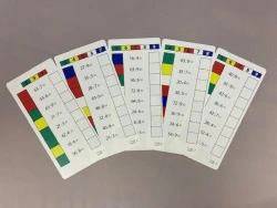 Multiplication and Division Control Dice Cards Set #12