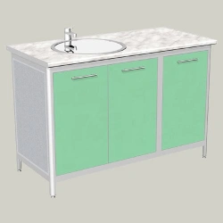 Three-Door Sink Cabinet MA-5