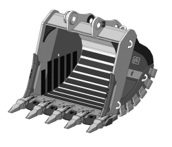 RDX-83.23-M1 Heavy-Duty Rock Bucket for Excavators