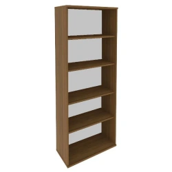 Open Office Cabinet with Shelves