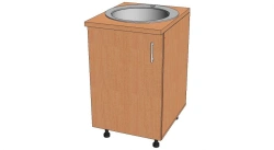 Corner Table with Built-in Sink, Model: SMU