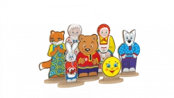 Fairy Tale Characters Set "Kolobok" (Art. N-20)
