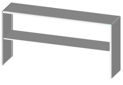 Laboratory Extension N 1800-2 for Hospital Furniture Set "LABROMED-3" TU 9452-009-13305037-2008