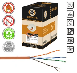 Symmetrical Communication Cables for Digital Transmission U/UTP Cat5e ZHнг(А)-HF (LSZH)