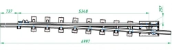 R65 Type Frame Rail with Point (Project 2663.010/01)