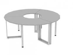 Round Modular Table 1800x760mm (D x H)