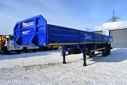 Flatbed Semi-Trailer for Transporting Heavy Equipment, Model 9179-0000042