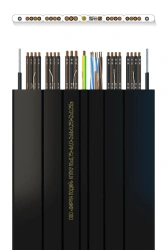 Combined Flat Elevator Cable KPLKU 16x0.75+4x1.00+2x(4x0.25)+(2x0.25)