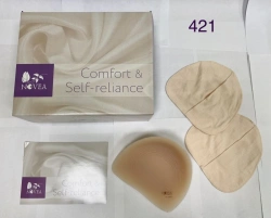 Silicone Gel Breast Prosthesis for Post-Surgery Support, Model 421