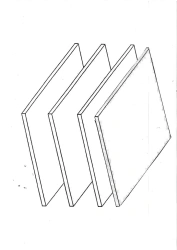 Office Furniture Set "Strategy" with 4 Y77 Shelves for S77 Units