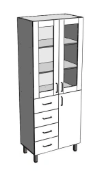 Laboratory Cabinet with Drawers for Educational Institutions