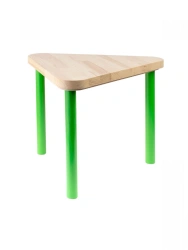 Triangular Children's Table 400mm Green