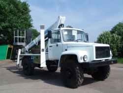 Hydraulic Aerial Work Platform AGP-18T GAZ-33088 17.8M 250KG 9.5M