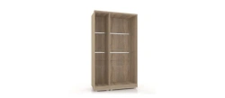 Three-Door Cabinet with Light Sonome H Finish - Bruna LD 631150.000