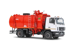 Side Loading Garbage Truck KO-440-9 on MAZ-5340S3 Chassis