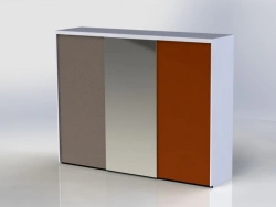 Custom Built-in Metal Cabinet