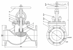 Flanged Stop-Control Valve DN 125 PN 10 Series 458 (KMIА.491125.004-05)