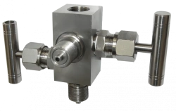 Two-Valve Block 2V for Pressure Measurement Isolation