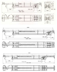 Specialized Semi-Trailer for Transporting Long Cargo - UST 94651F