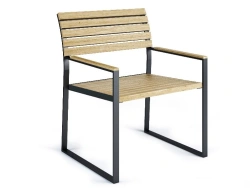 Metal Frame Office Chair for Public Spaces, Model 20607